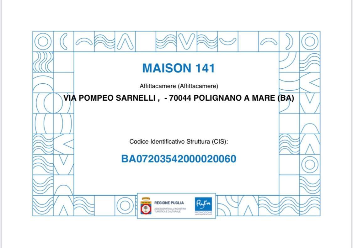 Maison 141 Polignano a Mare Εξωτερικό φωτογραφία